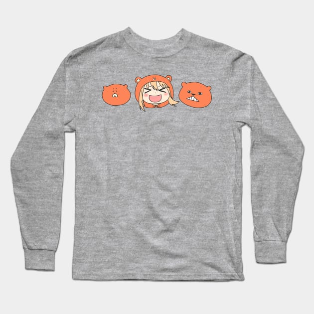 Umaru and Hamsters Long Sleeve T-Shirt by Creighcreigh